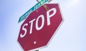 stop sign